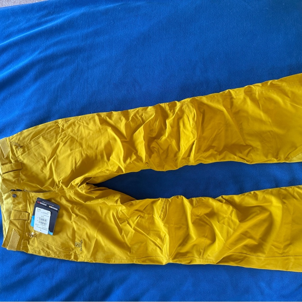 Salomon Mustard Yellow Pants
